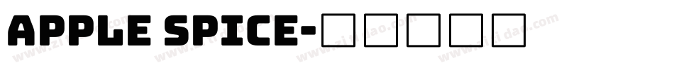 Apple Spice字体转换